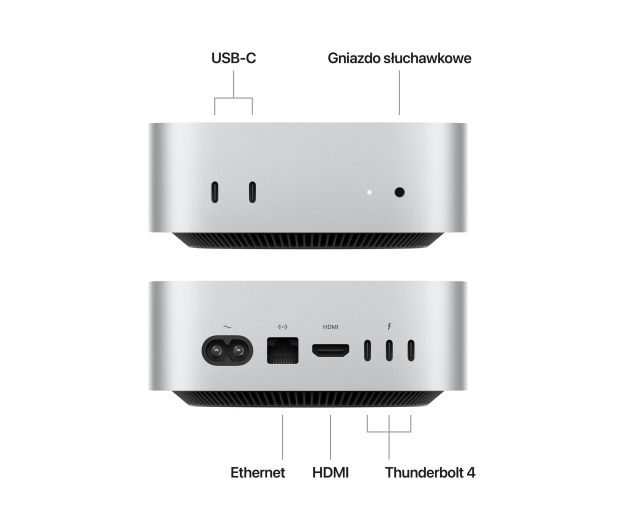 Apple Mac Mini M4/16GB/512 MacOS - 1292144 - zdjęcie 4